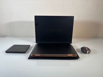 HP Spectre x360 14” OLED Touchscreen - i7 / 32GB RAM / 1TB SSD + Wireless Mouse / Pen / External DVD-RW
