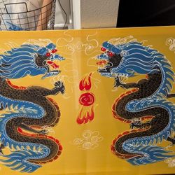 Two In One. Handmade: Painting And Rug