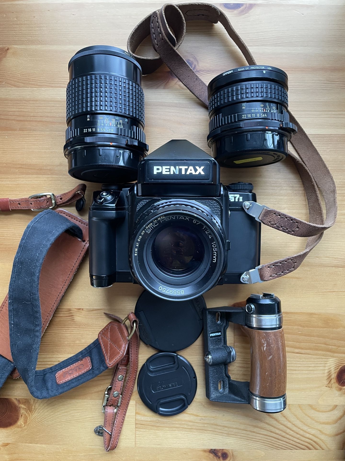 Pentax 67ii Camera With Lenses + Extras