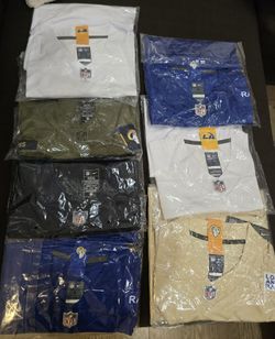 NACUA OR STAFFORD LOS ANGELES RAMS FOOTBALL JERSEY  $50. CASH PLEASE!!!