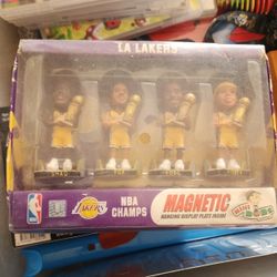 Collectable Lakers Mini bobble Heads 