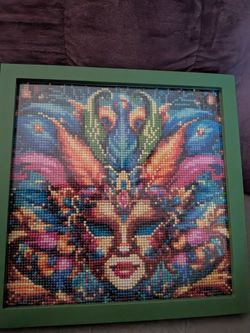 Mardi Gras Completed Diamond Painting