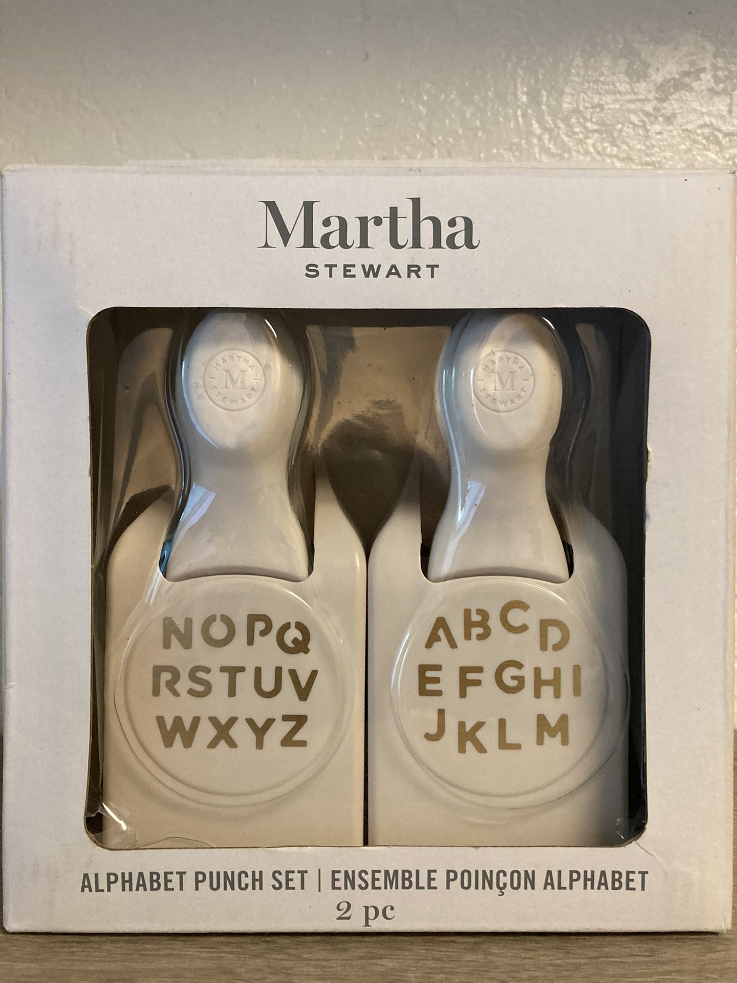 Martha Stewart Alphabet Punch Set