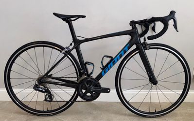 2021 Giant TCR Advanced 1 Di2 – Small – Shimano Ultegra Di2 – Carbon Road Bike  🔥 Lightweight Carbon Race Bike | Electronic Shifting | Size Small  Fo