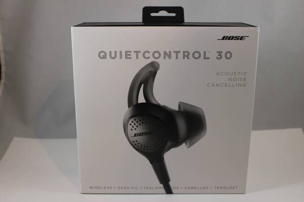Bose QuietControl 30 Neckband Wireless Noise Cancelling Headphones Black with box