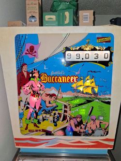 **GOTTLIEB BUCCANEER Pinball Machine- TRADES**