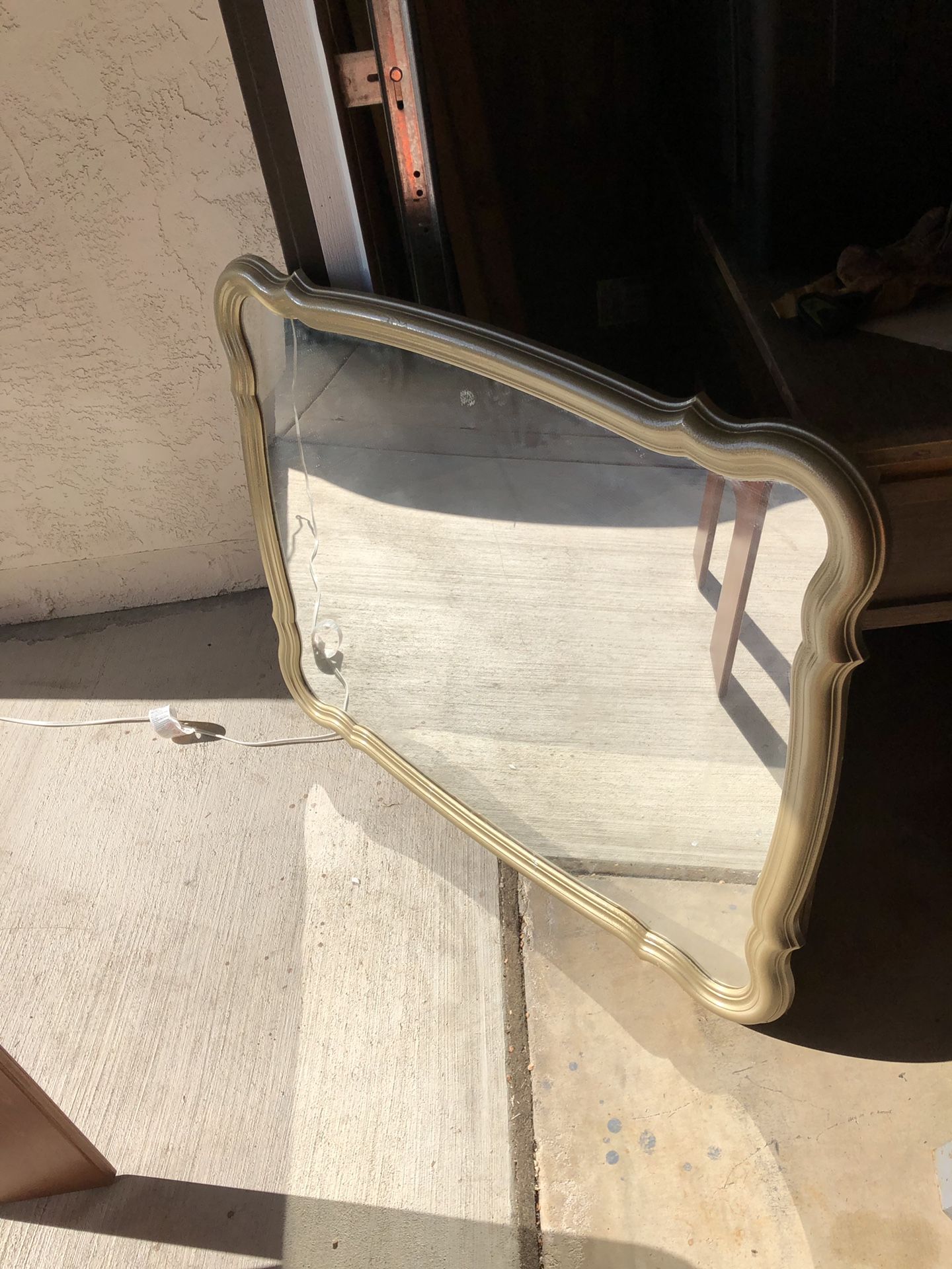 Custom painted mirror