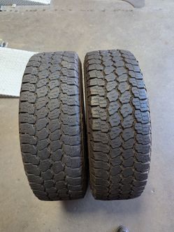 LT 275 70 18 GOODYEAR WRANGLER 10PLY 2 TIRES F-250 SILVERADO 2500 SIERRA 2500 RAM 2500
