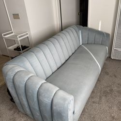 Light Blue Couch 
