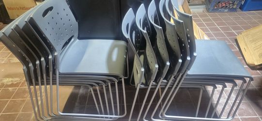 Commercial Stackable Sled-Base Chairs