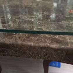 Thick Tempered Glass Dining Table