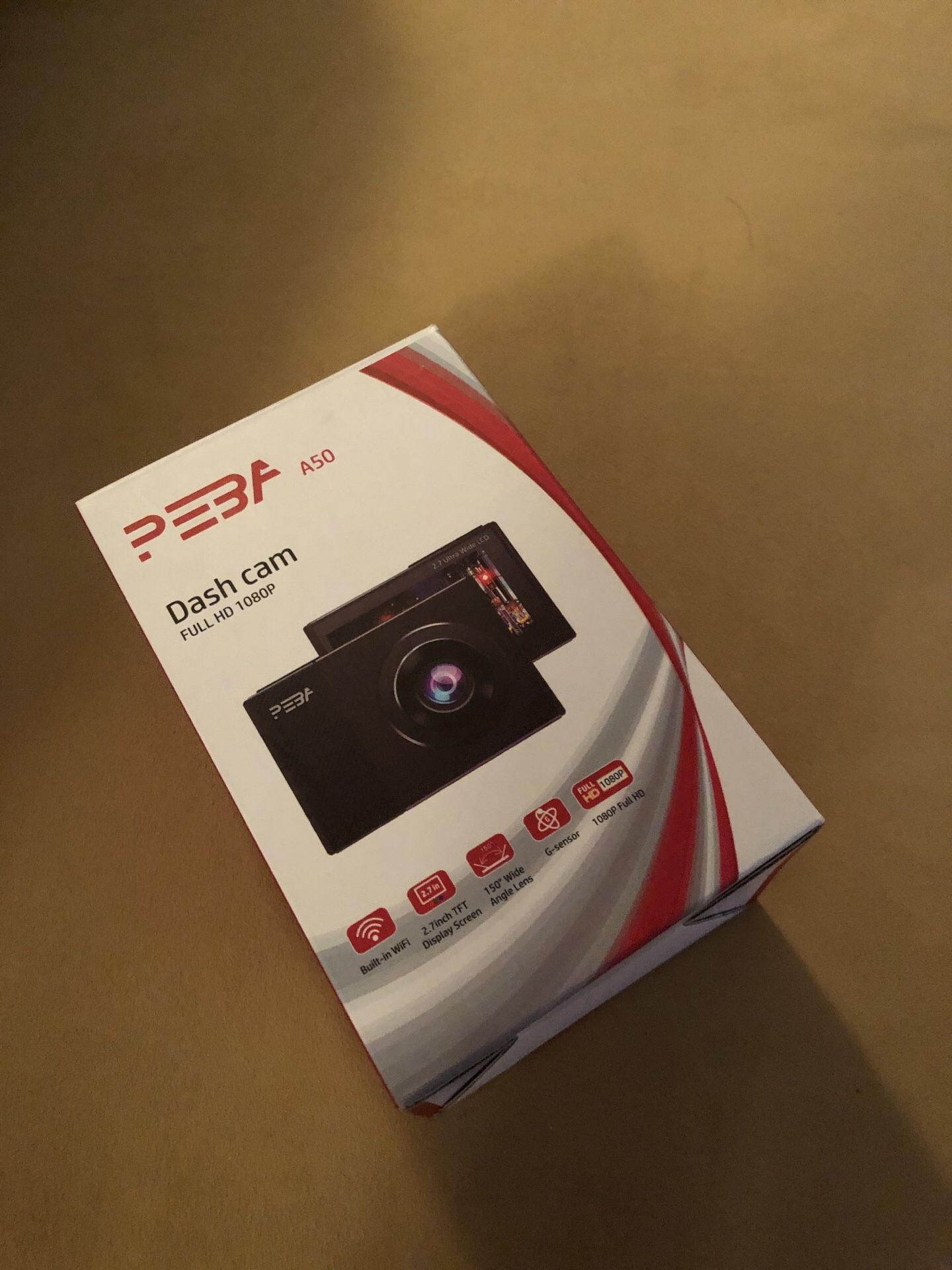 New PEBA a50 car truck dash cam with WiFi