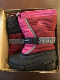 Sorel kids snow boots - new