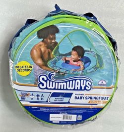 SwimWays Premium Baby Springfloat with Sun Canopy