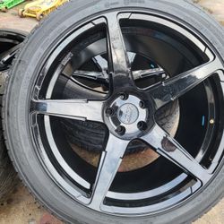 20"new Staggerd LD97 Flo-Forged Black Wheels & New Tires For DODGE CHARGER SCAT PACK