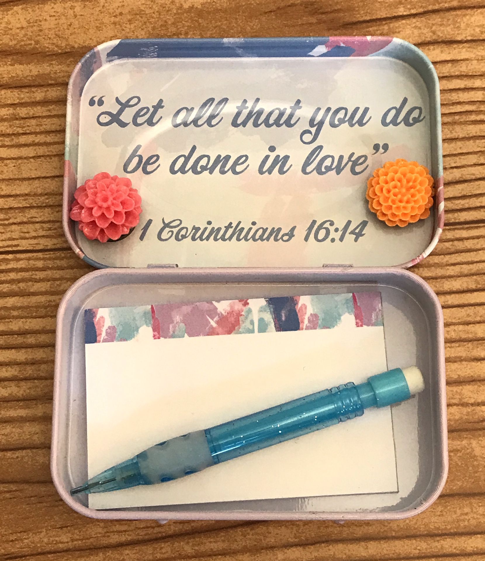 Corinthians Scripture Prayer Box Gift Set