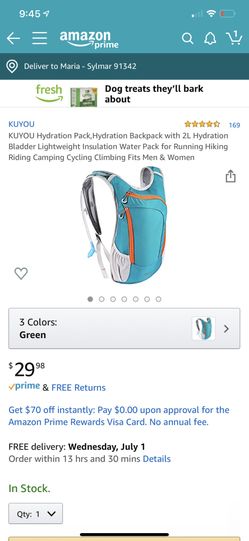 Kuyou Hydration pack