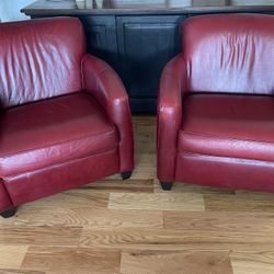 Leather Chairs (matching)