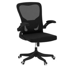 new Ergonomic Office Chair with Lumbar Support, Adjustable Height, 2D Flip-up Arms, Breathable Black Mesh, Comfortable Desk Chair Chair for Home, Offi