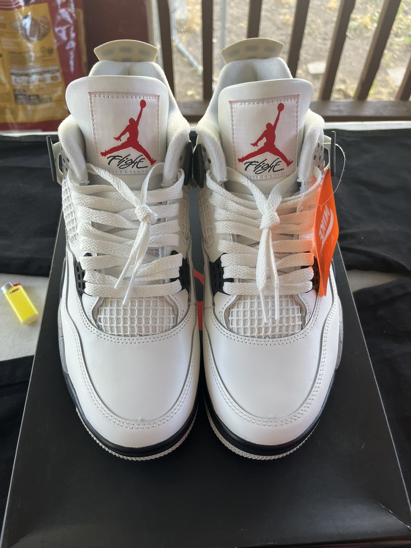 Jordan 4 white cement