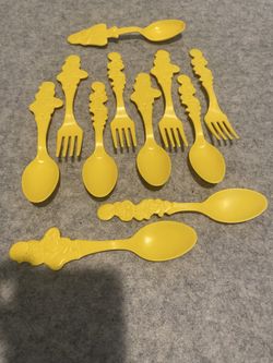 Vintage McDonald’s Plastic Forks & Spoons