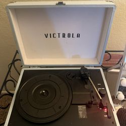 1960s Victorola portable record Player 