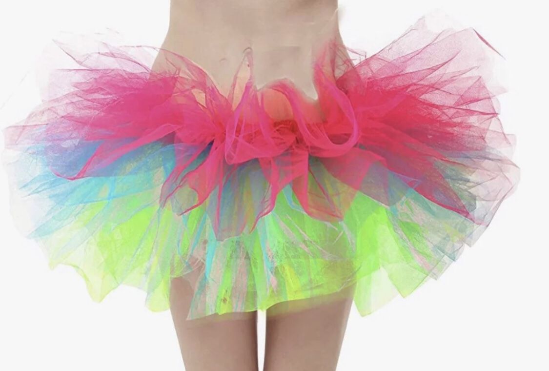 New  Women's Classic Layers Fluffy Costume Tulle Bubble Skirt  One Size  