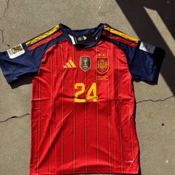 Cucurella Spain Home Jersey World Cup 