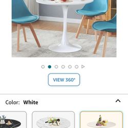 Brand New Round White  Dinning Table Kitchen Table 