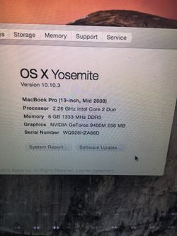 13 inches MacBook Pro