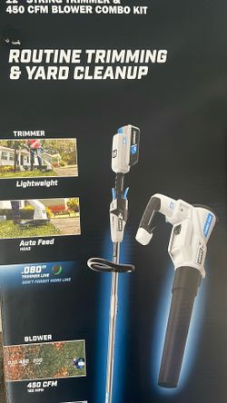 HART 12” Blower And Trimmer Combo