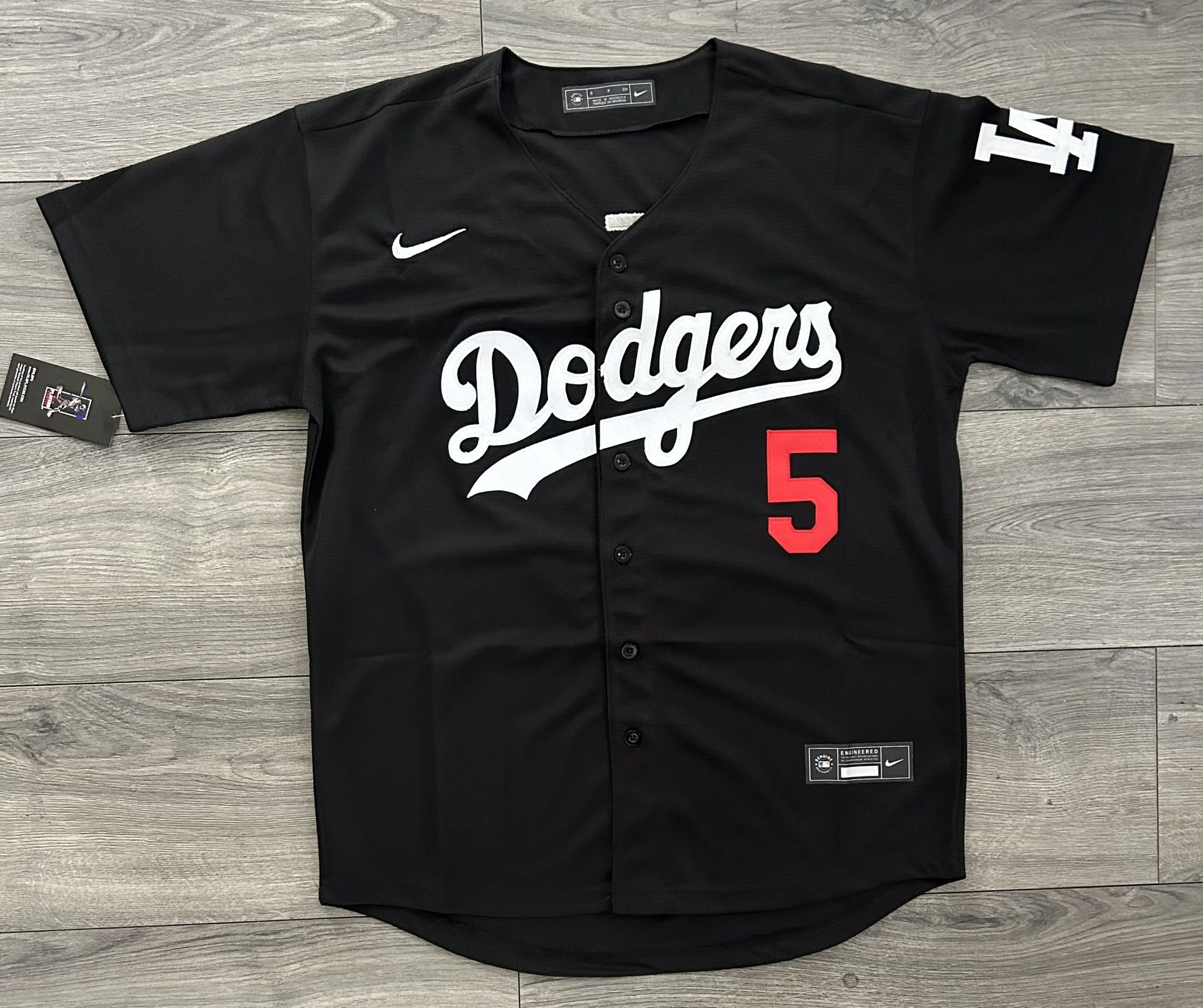 Los Angeles Dodgers Freeman Black Jersey