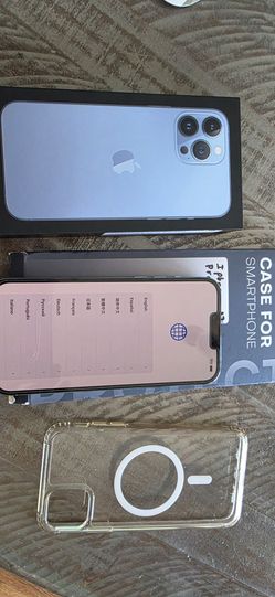 Like new unlocked Iphone 13 pro max 512gb sierra blue