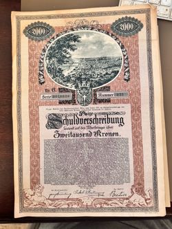 German bonds 1921