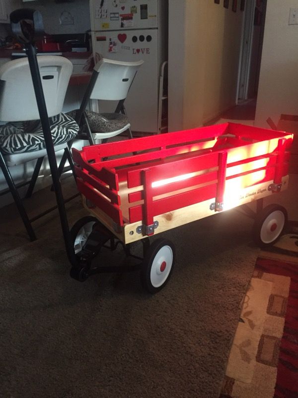 New Little Box Wooden Wagon with removable panels!