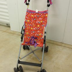 Pink Owl Umbrella Stroller 
