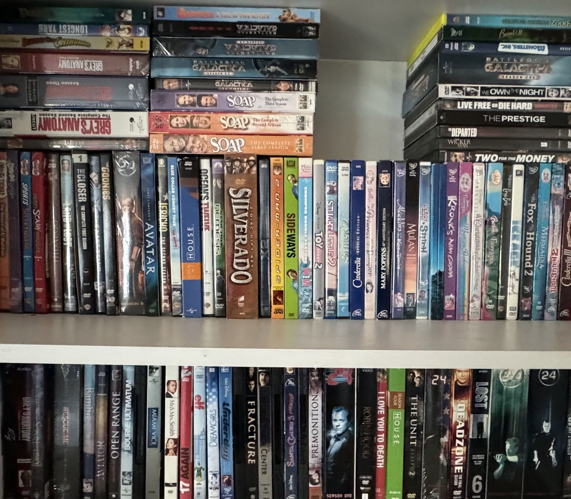 Over 500 DVDs