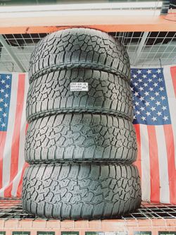✅ 4 Used Tires LT285/65R18 FALKEN WILDPEAK ATW3 ALL TERRAIN 285/65R18 OFF-ROAD TRACTION JEEP TRUCK 285 65 18