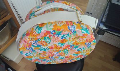 Calpak Trnk Baye Small Hat Box 16” White  Holder Straps 