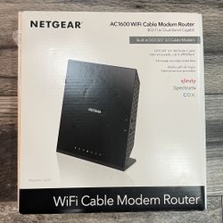 NETGEAR AC1600  WiFi Cable Modem Router 