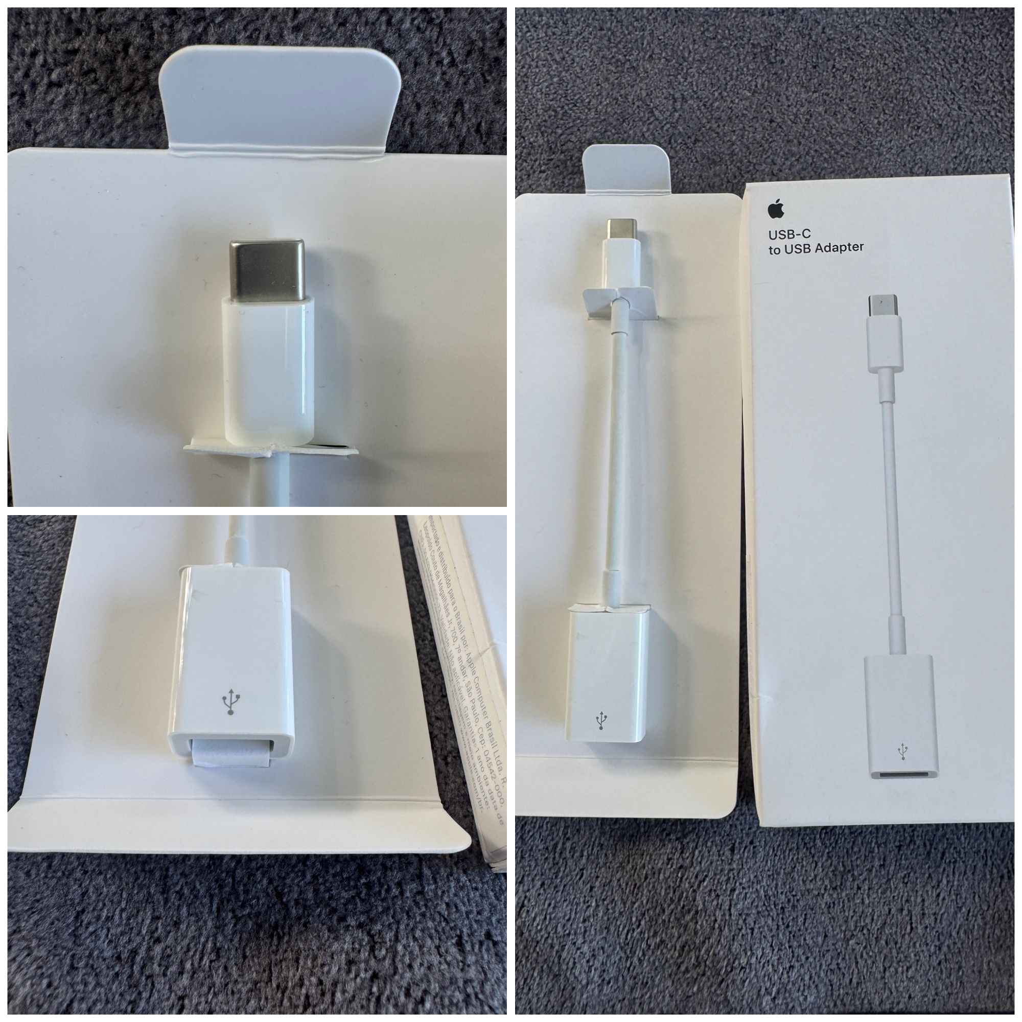 USB-C to USB Camera Adapter, USB 3.0 OTG Cable for iPhone/iPad to Connect Card Reader, USB Flash Drive, U Disk, Keyboard, Mouse, Hubs, MIDI, Plug & Pl