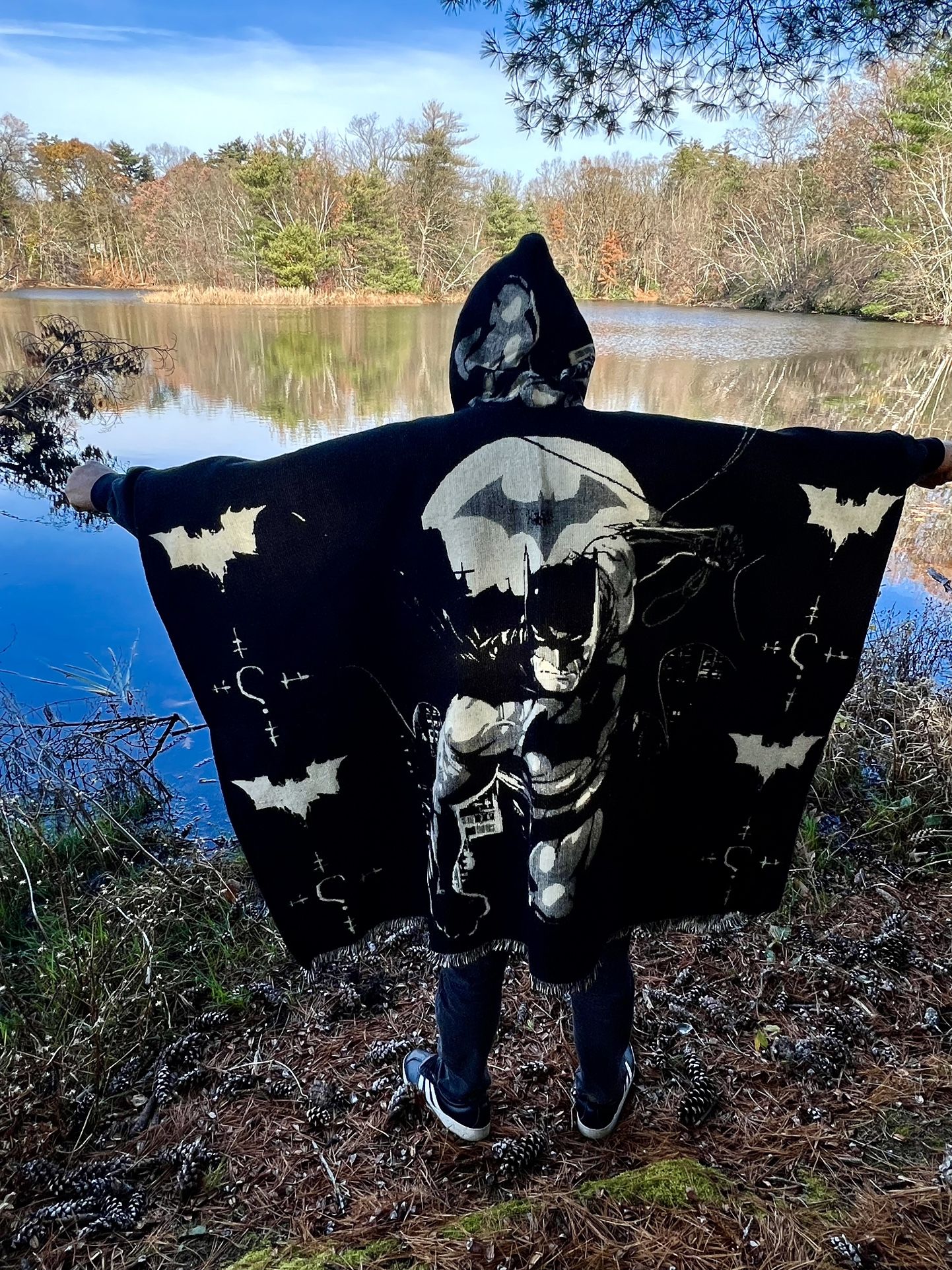 Poncho Alpaca Batman