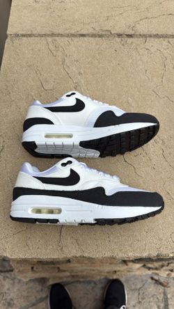New Nike air max 1 white black panda shoes Women’s 6, Youth 4.5y