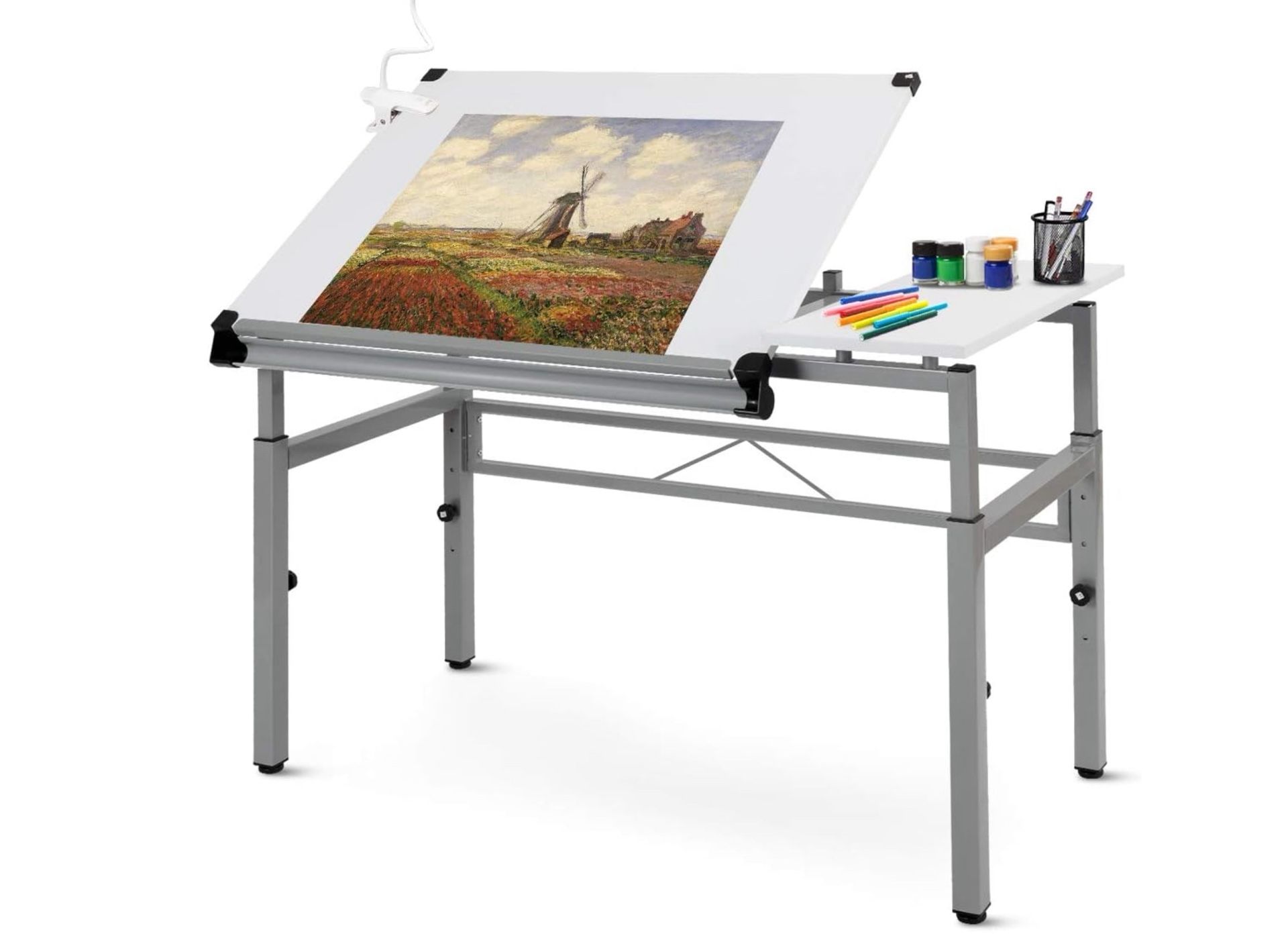 🎨 Split Surface Drafting Table – Excellent Condition (Pick-up Only)
