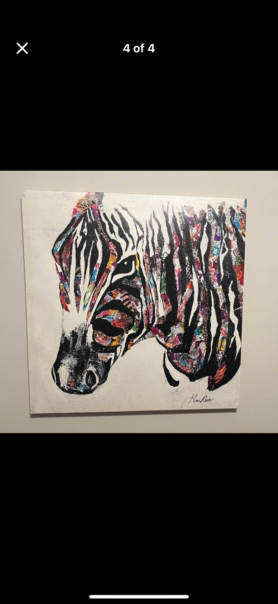 Graffiti Wildlife Animal Abstract Wall Art