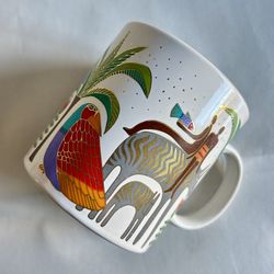 Vintage 12-oz Laurel Birch “Morning At The Oasis” Mug
