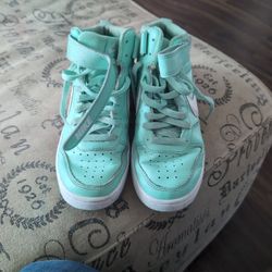 Teal Nike High Tops