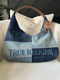 True Religion Brand Jeans Denim Hobo Bag