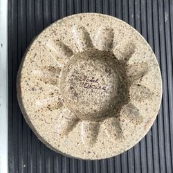 Vintage 1960s vintage ceramic ashtray from the Hotel Okura in Tokyo, Japan. 