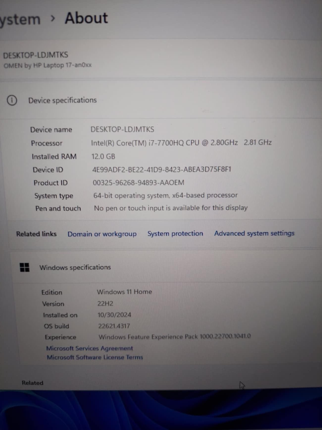 Gaming Laptop Hp Omen